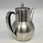 Oneida 18/8 Stainless Steel Tea Coffee Server 8" Hinged Lid Curved Spout Handle