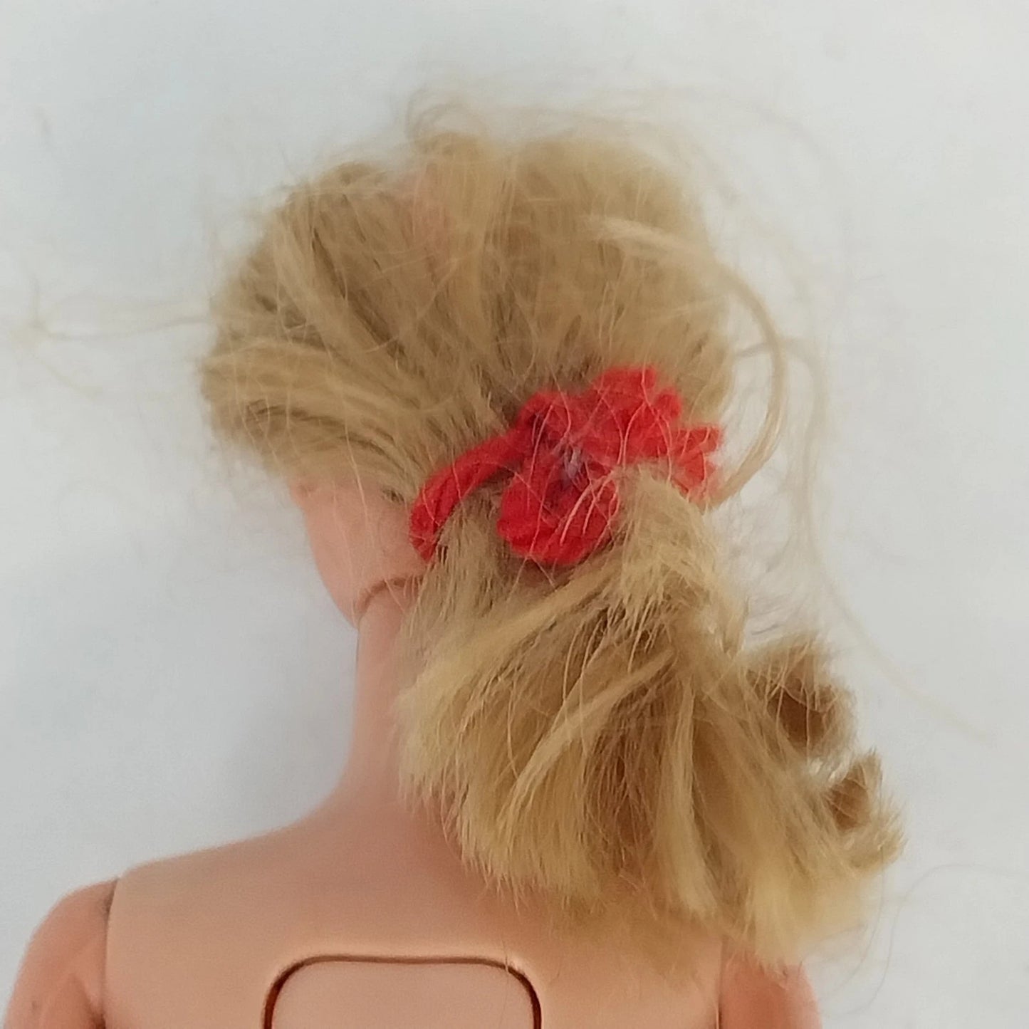 Mattel Kissing Barbie Blonde Bendable Knees Blue Eyes Doll 1978 Head 1966 Body