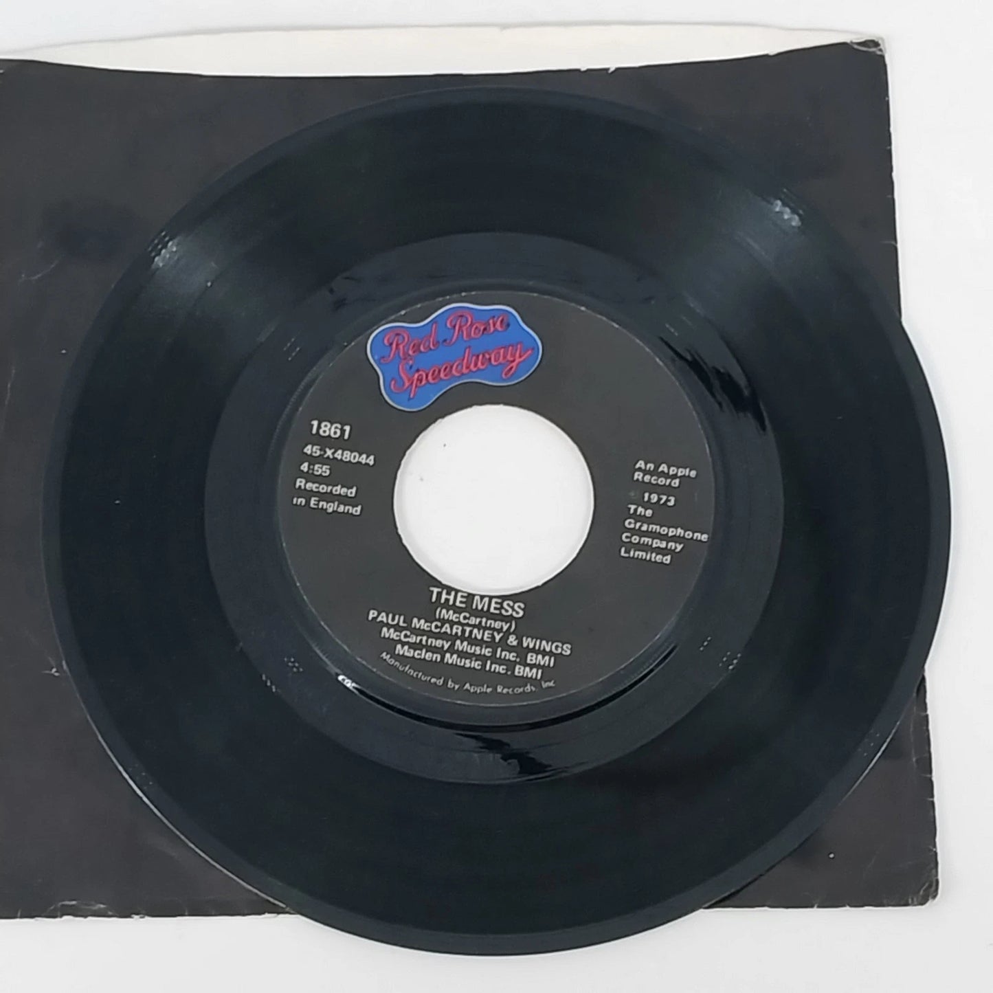 Paul McCartney Wings My Love 45 RPM Vinyl Apple Records 1973