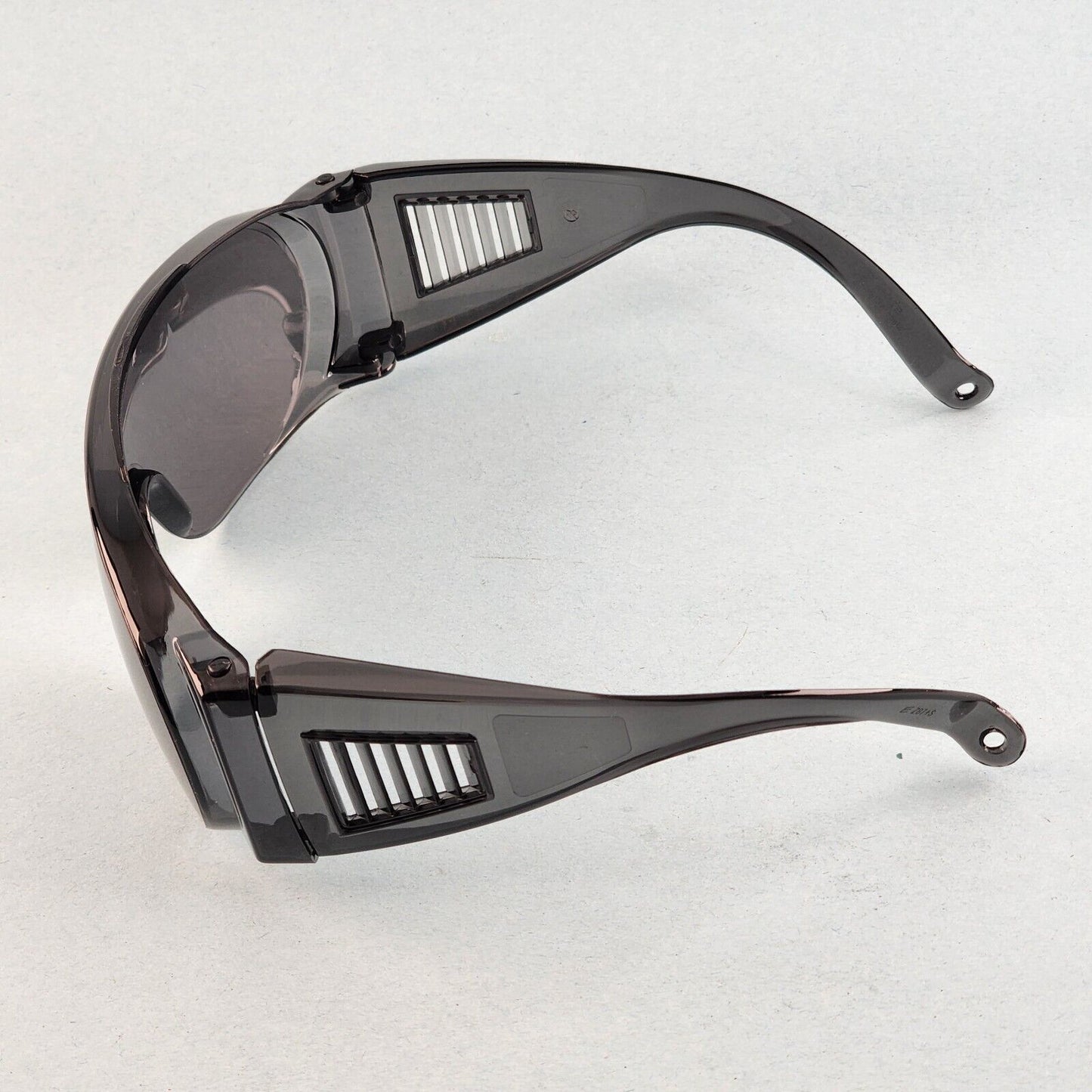 ERB Spec Visitor Safety Glasses OTG Fits over Most Rx Glasses UV Protection Z87+ (Smoke, Smoke)