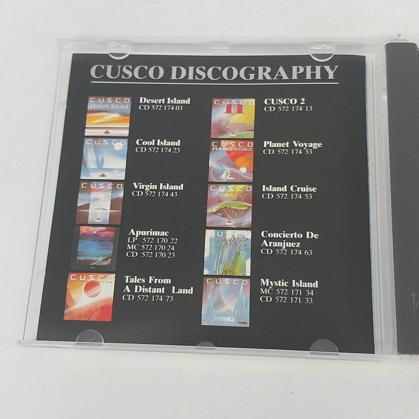 Cusco Cool Islands CD 1989 Prudence Ambient New Age Electronic Prog Rock