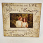 Adams & Co Remember When Memorial 4x6 Photo Frame Tabletop Wall Decor NOS China