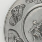 Hudson Pewter Spirit of ’76 Bicentennial Pewter Plate 9" Independence Day 1776