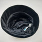 Betmar Black Cloche Velvet Hat Bucket Ruched with Button 100% Polyester New York