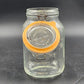 Bocal Le Parfait Wire Bail Canning Jar Super Glass Canister 1 Liter 8.5" Vintage