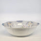 German Transferware Serving Bowl Roses Floral Scalloped Beaded Rim 10.5" Antique