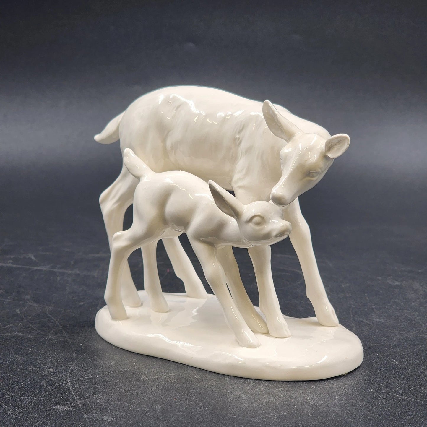 Noritake 1974 Mother’s Day Deer Doe Fawn Figurine Limited Ed. Bone China Japan