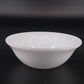 Vintage Federal Glass Basketweave Milk Glass Cereal Bowl 5 Inch