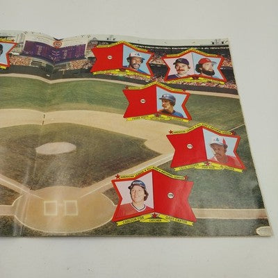 Topps MLB Baseball Sticker Album Include Hall of Famers 1983 Edition Used USA