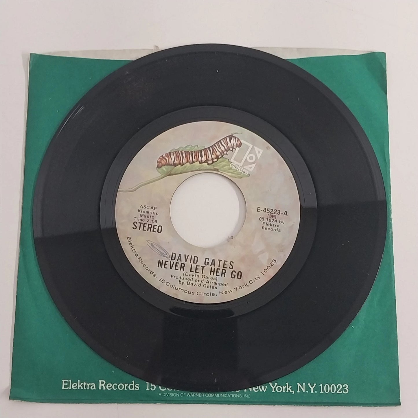 David Gates 45 RPM 7" Vinyl Lot 3 Elektra Pop Rock Singles 1970s Goodbye Girl