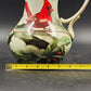 Hautman Brothers Porcelain Pitcher 10" Cardinal in Holly Winter Vintage LG Decor