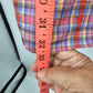 Alan Flusser Mens Multicolor Plaid Button-Up Shirt Size Medium 100% Cotton China