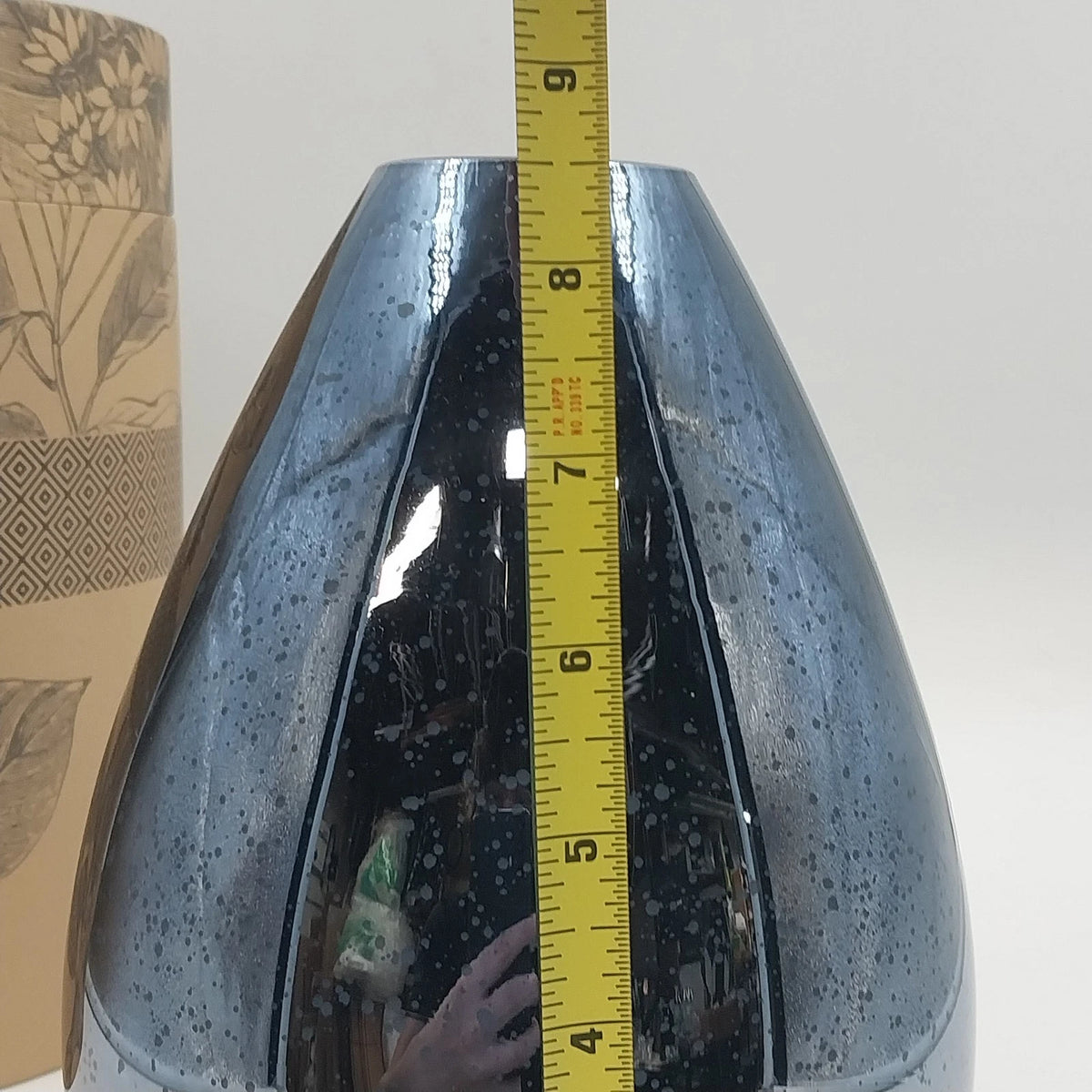 Scentsy Reflect Mercury Glass Diffuser Shade Silver Teardrop with Box 2015 China