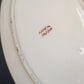 Porcelain Oval Serving Dish Plate 6" Hand Painted Floral Orange Trim Japan