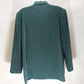 Briggs Blazer Jacket Women’s 12P Soft Green Button Up Shoulder Pads Classic
