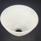 Lamp Diffuser Milk Glass Torchiere Shade Waffle Pattern 8" Vintage Lighting Decor