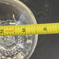 6 Anchor Hocking Bubble Foot Champagne Glasses 4" Mid Century Vintage Barware