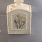 Enesco Butterfly Garden Trellis Medium Canister/Storage Container Vintage Japan