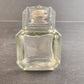 Prop Whiskey Decanter Clear Glass Bottle w Corked Stopper 12” Tall Stopper Stuck