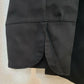 Fame Fabrics C10P Chef Coat Black XL 10 Button Long Sleeve