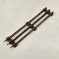 11 Model Train Train Tracks O-27 Gauge Straight 8 7/8" Long w Silver Ties Rusty