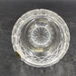 Open Sugar Bowl Waterford Lismore Footed Signed Elegant Crystal Glass