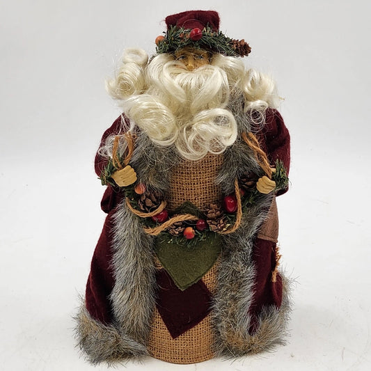 Kurt S Adler Santa Claus Figure 12" Vintage H3737 Holding Garland Tree Topper