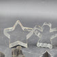 16 Metal Christmas Cookie Cutters Assorted Angel Star Tree Bell Reindeer etc.