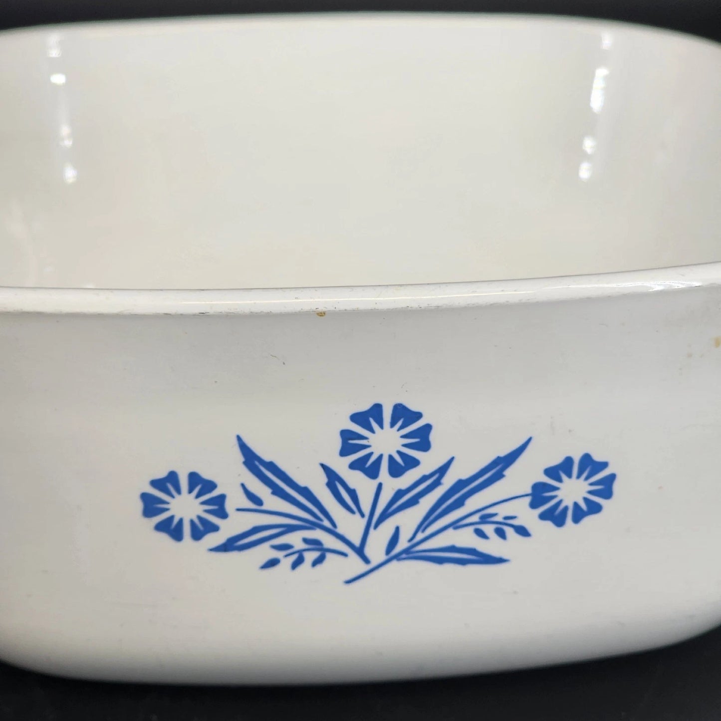 Corning Ware Blue Cornflower 1.5 Qt Casserole Dish P-1 1/2-B w Clear Glass Lid