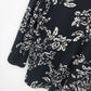 Requirements Women's Floral Stretch Long Sleeve Top Black White Size M Casual