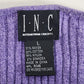 INC International Concepts Purple Pullover Sweater Large