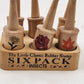 Little Classic Rubber Stamp Set 6 Piece Insects & Flowers Mixed Vintaga Craft