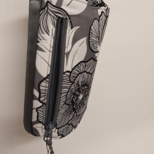 Vera Bradley Lighten Up Water Bottle Holder Crossbody Moon Shadow Meadow