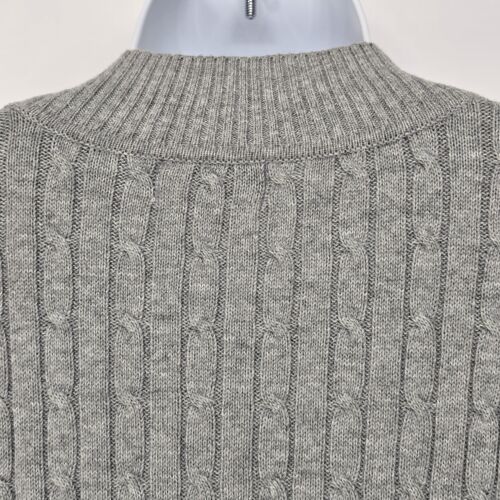 Studio Works Sweater Knit Grey Women's Cotton Long Sleeve Crew Neck Sz XL China