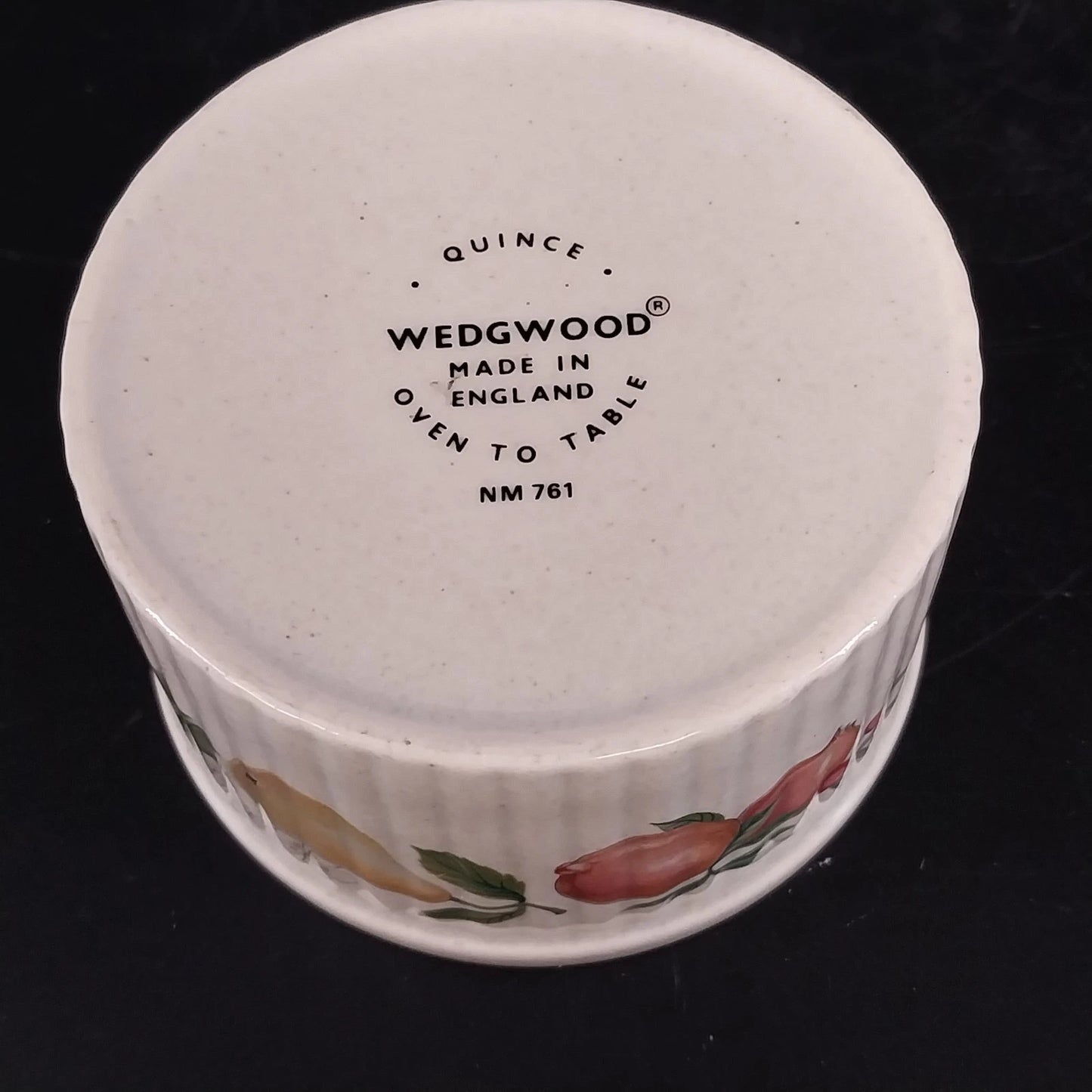 Vintage Wedgwood Quince Ramekin Bowl Oven to Table England
