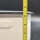 White Enamelware Lasagna Roasting Baking Pan Black Rim 14 in Farmhouse Vintage
