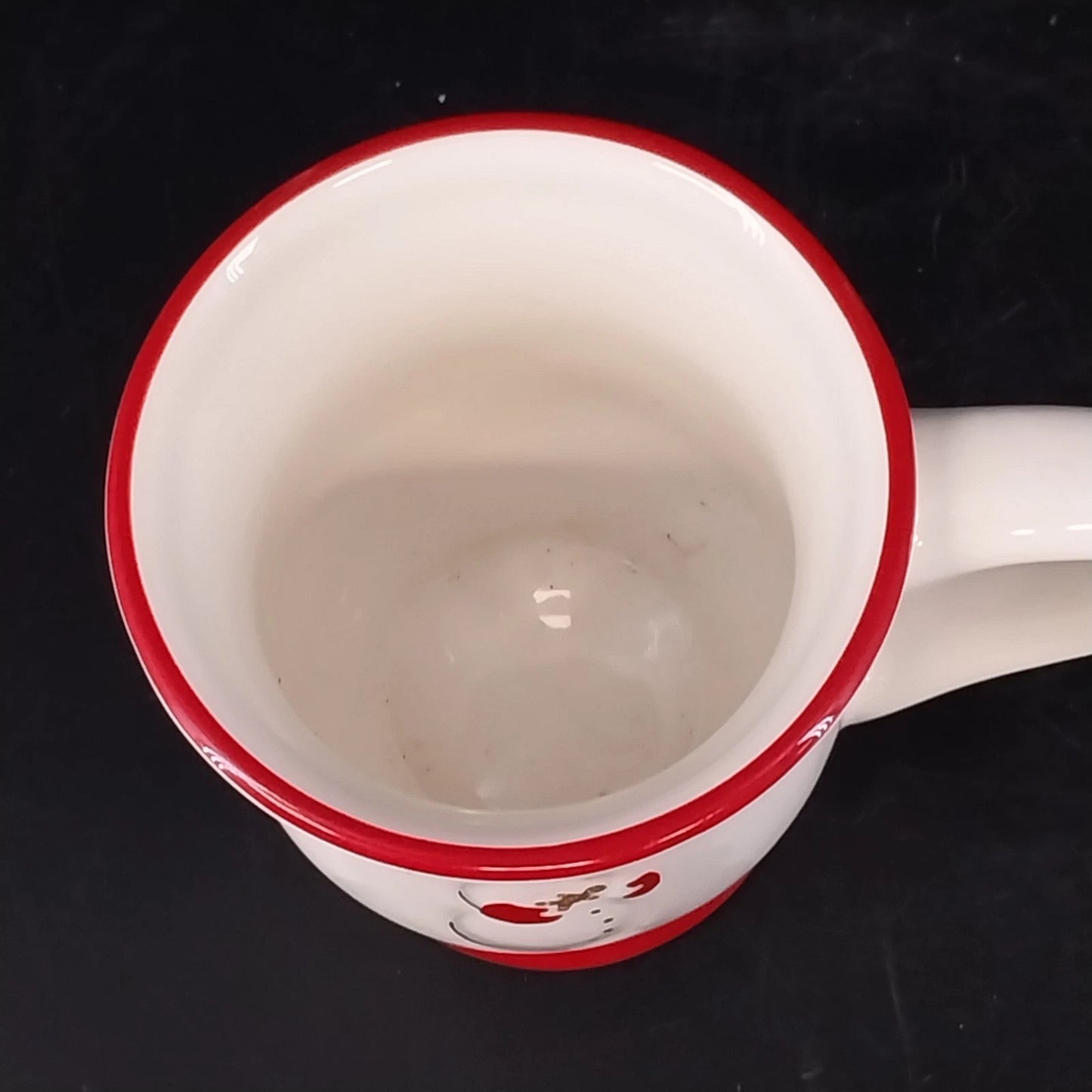 Williams Sonoma Snowman Chef Mug w Spoon Cocoa Cup Christmas Collectible China