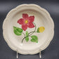 Stetson Pottery Joy 8.25" Serving Bowl Hand Painted Red Yellow Floral 1950s