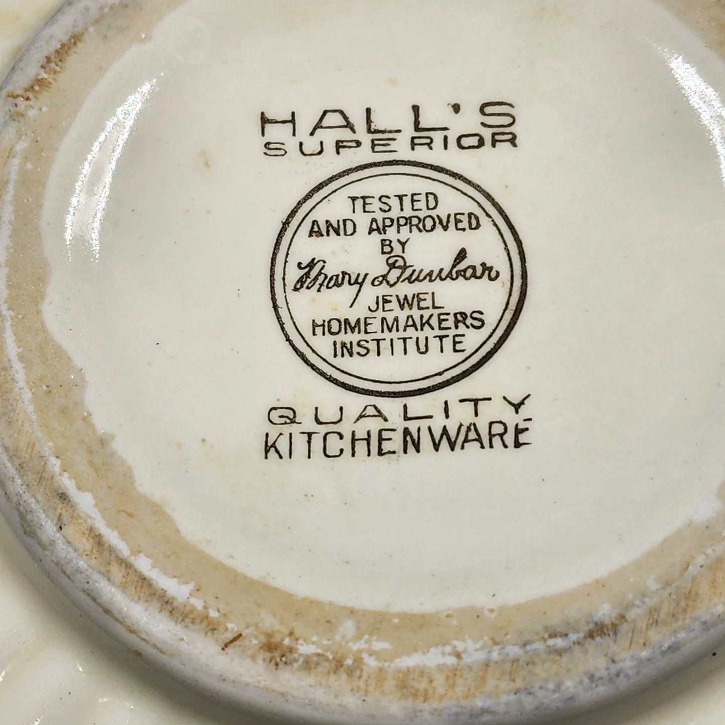 Autumn Leaf Radiance Mixing Bowl 2 Qt Hall's Superior Jewel Tea 7.5" MCM Vintage