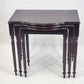 3 Traditional Mahogany Nesting Tables From Bombay Company 22" x 15" x 20" Tall