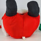 Christmas Stuffins Sitting Santa Claus Plush 15" Nylon Candy Cane 1993 Indonesia