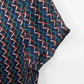 Talbots Petites Geometric Zigzag Blouse Womens 6P Multicolor Top