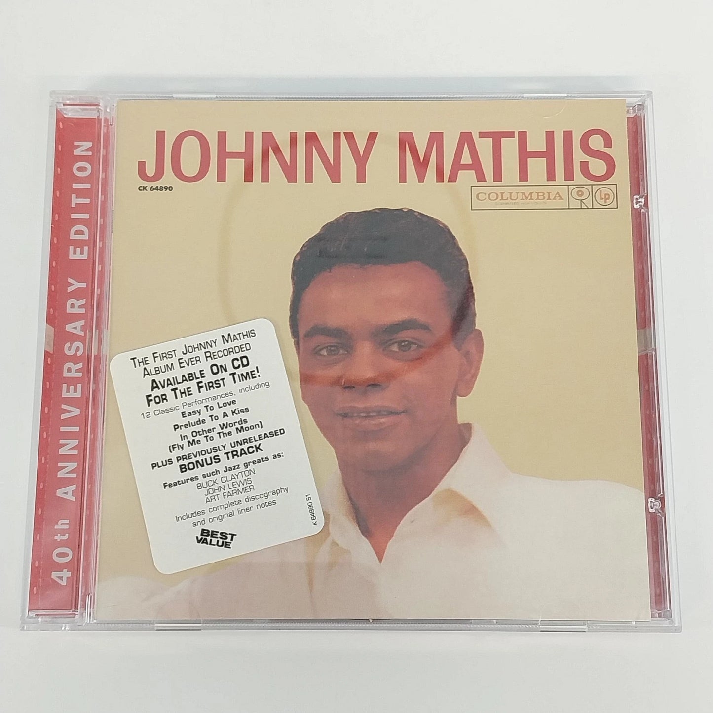 Johnny Mathis 40th Anniversary Edition CD Columbia CK 64890 Greatest Hits NM