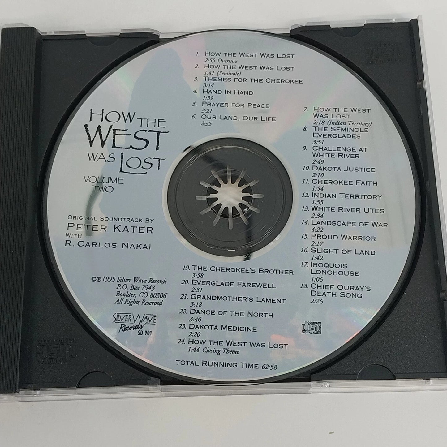 Peter Kater How the West Was Lost Vol. 1 & 2 CD Lot R. Carlos Nakai 2 Discs