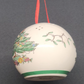 Spode Porcelain Christmas Pomander Ball Ornament Potpourri Vintage England 3.25"