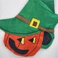 Evergreen Garden Stake Outdoor Halloween Pumpkin Fall w Tricorn Hat Flag Banner
