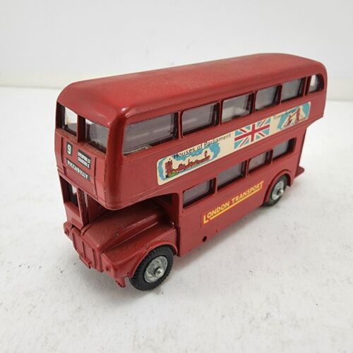 Budgie Toy London Transport Bus Double Decker Red Diecast Routemaster 64 Seater