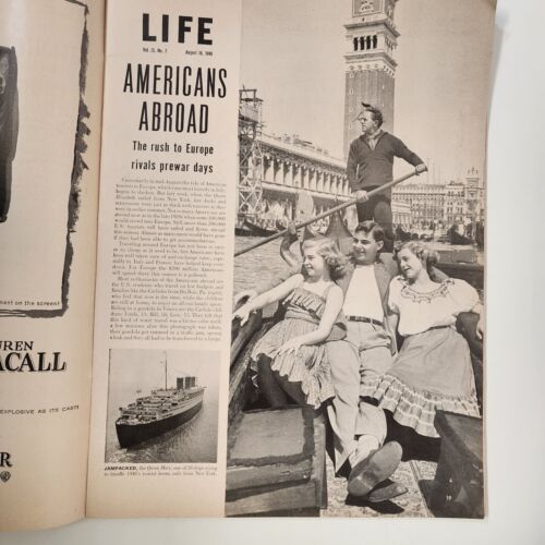 Life Magazine August 16 1948 Fisherman Montgomery Clift Foreign Cars An Incomplete Issue
