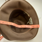 Mr Josephs Original Brown Fedora Felt Coche Hat w Multicolor Feathers New York