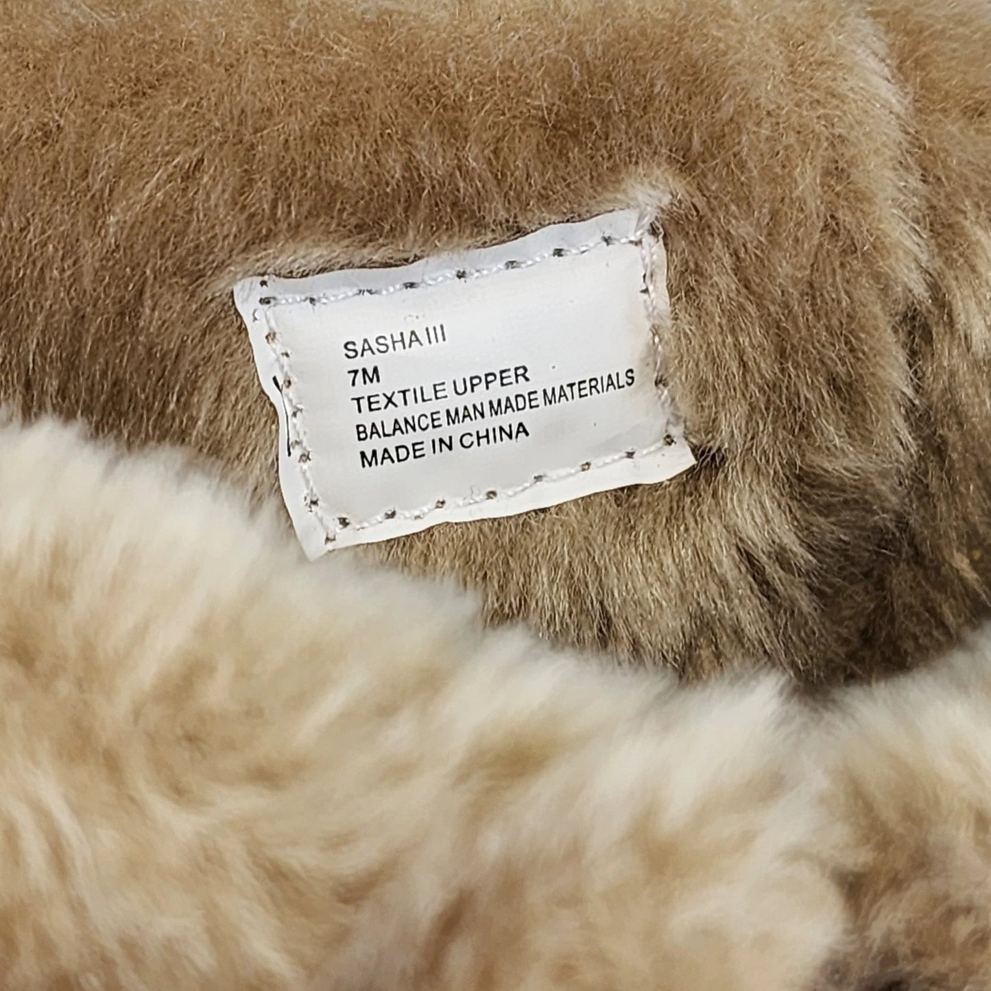 Falls Creek Sasha III Slipper Boots Womens 7 Sherpa Lined Sand